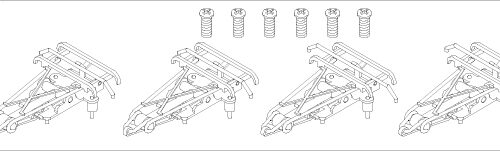 Pantographen, Silbergrau - H2710-1C-REV - Ausverkauft