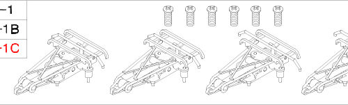 Pantographen, Rot - H2710-1 - Ausverkauft