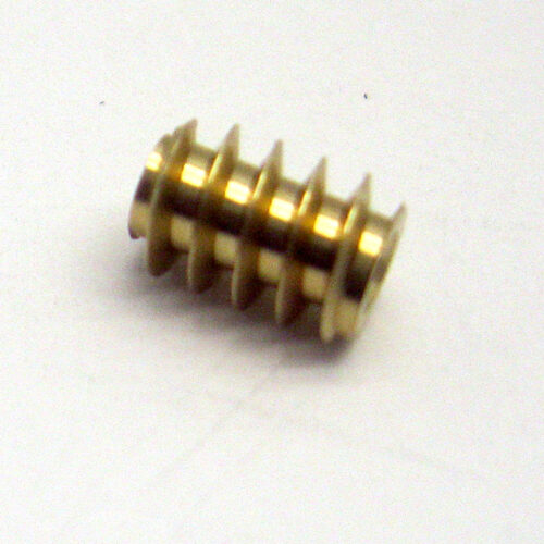 Schnecke M 0,4, AD = 5,00 mm, L = 6,00 mm, DI = 1.50 mm - Messing