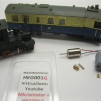 Motorumbauset HEG001G Egger Bahn / Jouef  H0e