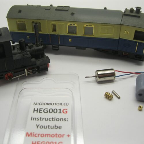 Motorumbauset HEG001G Egger Bahn / Jouef  H0e
