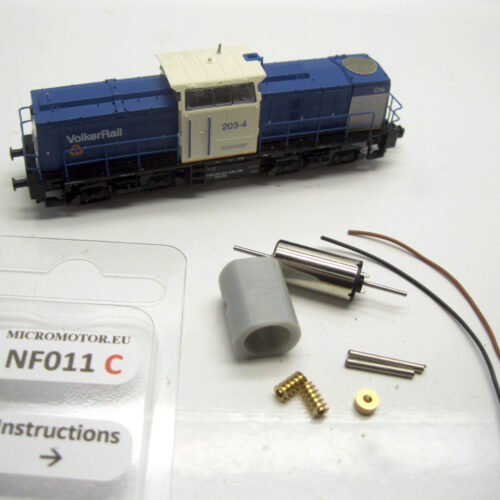 Motorumbauset PBFL011 - Fleischmann - V110 DR, DR 110-112, 114 - Spur N