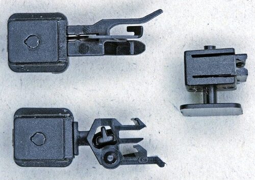 Normschachthalter mit Feder - Spur N
