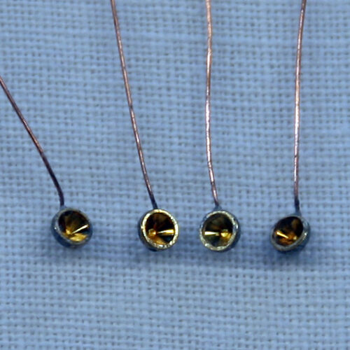 Messingbuchsen mit angelöteten Draht - Spur N