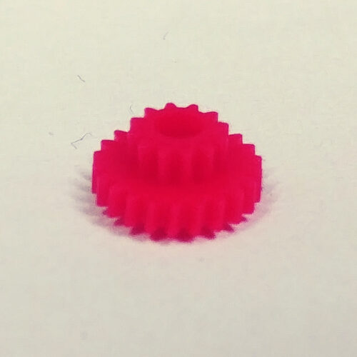 ROCO Schneckenzahnrad Z=12/22 - M 0.3 - Rot