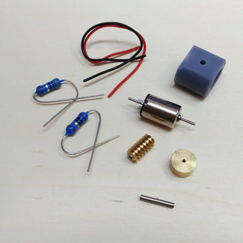 Motorumbauset PBKB01 - z. B. Kleinbahn ÖBB 2062 mit Messingschnecke