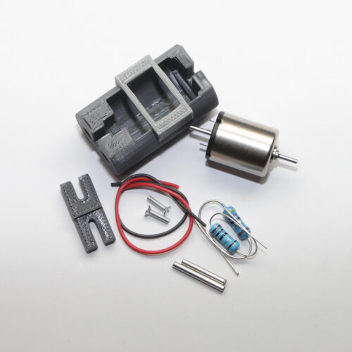 Motorumbauset PBRO01 - ROCO Motor 0913/85009 - Drahtkupplung - Spur H0