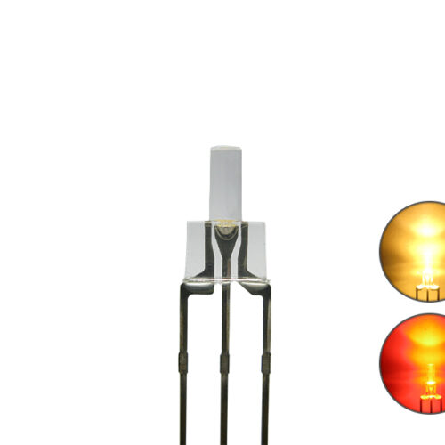 DUAL LED 2 mm 3pin Rot/WW gemeinsamer Plus Pol