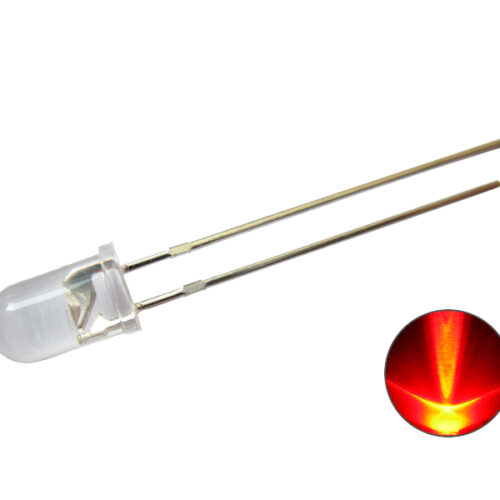 LED rund 5 mm rund - ROT