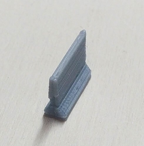 Betonleitplanken 115 - Kurve (1 Stk.) - Spur N