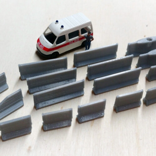 Betonleitplanken 115 - Starterset - Spur H0