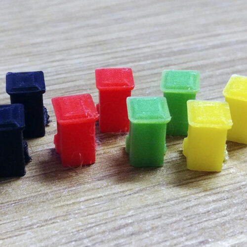 Mistkübel Set (8 Stk.) - Spur H0