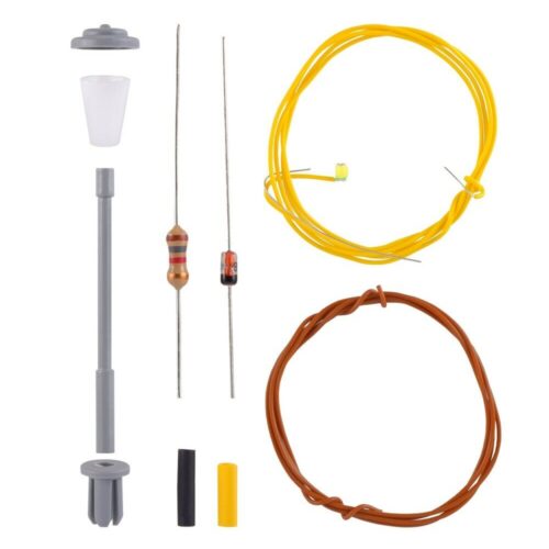 Bausatz Straßenleuchten, LED Weiß - Spur N