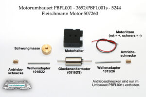 Motorumbauset PBFL001s - Fleischmann 507260 – Bild 2