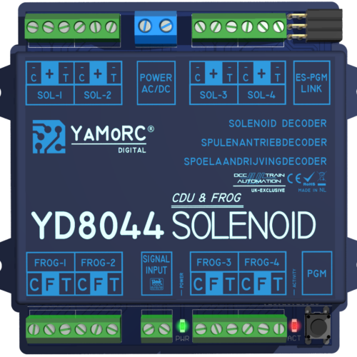 YaMoRC YD8044 - 4-fach Weichendecoder mit Herzstückpolarisierung