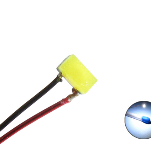 LED SMD 0402 mit Kupferlackdraht Draht Kabel KW