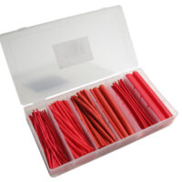 Schrumpfschlauch Sortiment Set 100 Teile 10 cm Rot