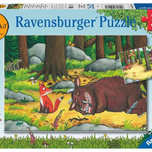 Ravensburger Puzzle - Grüffelo und die Tiere des Waldes 2 x 12 Teile