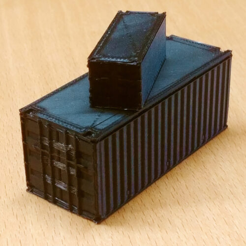 Container 20ft - Schwarz - Spur H0