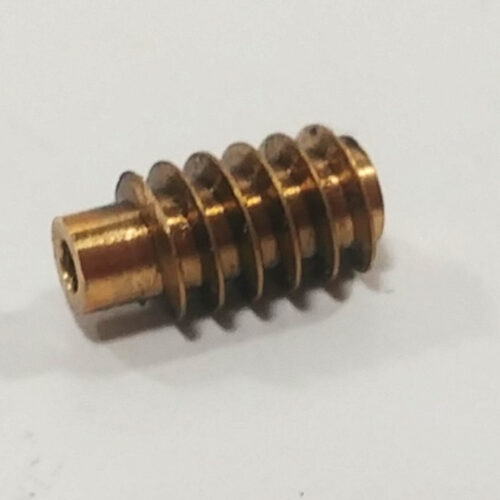 Schnecke M 0,5, L = 12 mm, mit Schaft