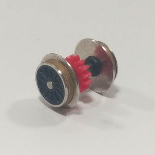 Radsatz mit Zahnrad ohne Haftring - Spur N