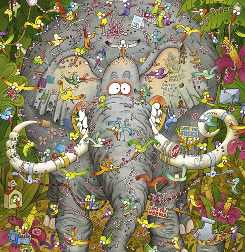 Heye Puzzle - Elephant's Life, Degano - 1000 Teile