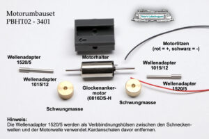 Motorumbauset PBHT02 - Hobbytrain H2700-20 – Bild 3