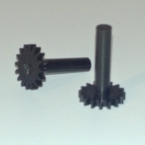 Zahnrad 16 Z, M 0,5 mit  Achse - Kleinbahn