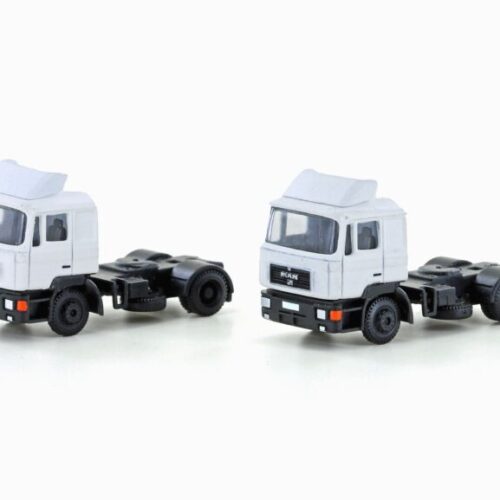 2er Set MAN F90 SZM, 2-achsig - olivgrün - Spur N