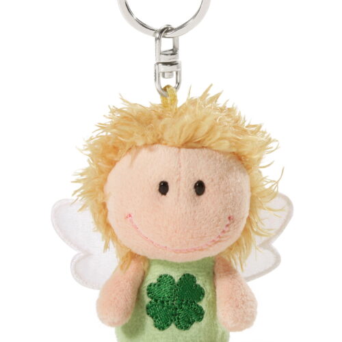 NICI Schlüsselanhänger - Schutzengel Ich bring dir Glück" grün - 7 cm"