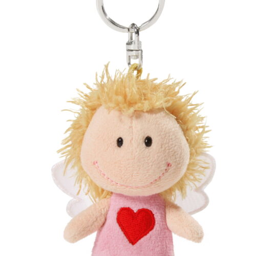 NICI Schlüsselanhänger - Schutzengel Bin immer bei dir" rosa - 7 cm"