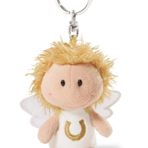 NICI Schlüsselanhänger - Schutzengel Ich pass auf dich auf" weiss - 7 cm"