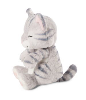 NICI Kuscheltier - Schlafende Katze grau - 12 cm – Bild 3