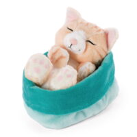 NICI Kuscheltier - Schlafende Katze creme - 12 cm