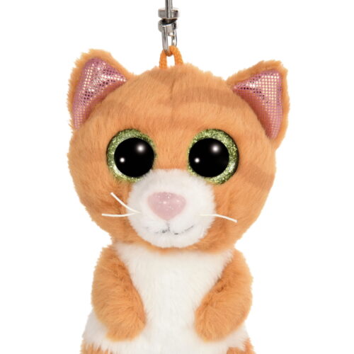 Glubschis Schlüsselanhänger - Katze getigert Tabbrey - 9 cm
