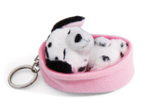 NICI Schlüsselanhänger - Sleeping Pets Hund Dalmatiner - 8 cm – Bild 2