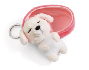 NICI Schlüsselanhänger - Sleeping Pets Hund creme - 8 cm - Image 4