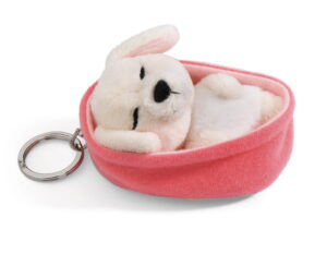 NICI Schlüsselanhänger - Sleeping Pets Hund creme - 8 cm - Image 2