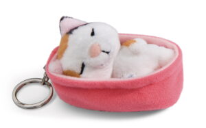 NICI Schlüsselanhänger - Sleeping Pets Katze dreifarbig - 8 cm - Image 2