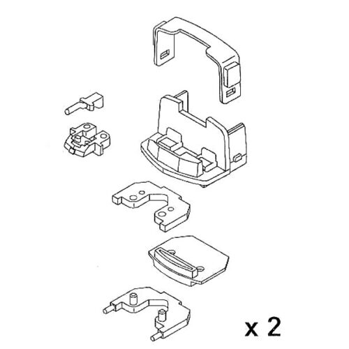Inneneinrichtung H2800-14 - doppelte Lampe - Spur N
