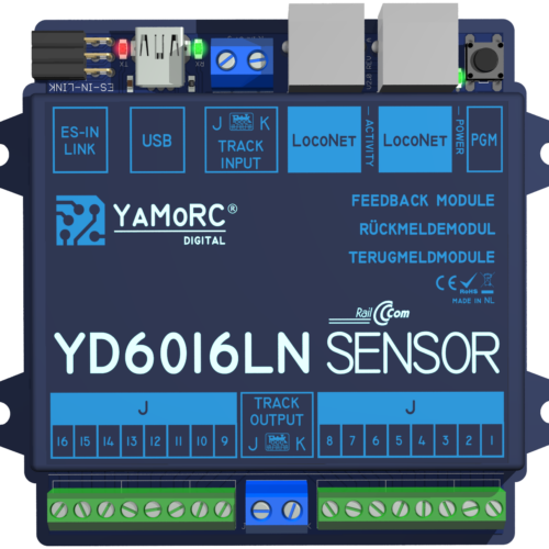 YaMoRC YD6016LN-RC - 16-fach Railcom Rückmelder - Vorbestellung
