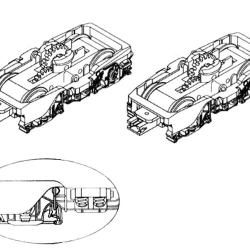 Antriebsgestell (alt) - H2800-8BM - Spur N