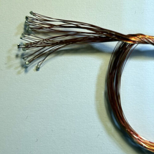 SMD LED 0402 - Rot - auf Draht