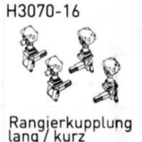 Rangierkupplung H3070-16 - Spur N