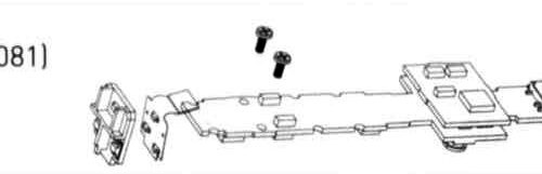 Platine mit LED rot weiss H3070-3A - Spur N