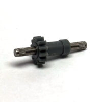 Radachse mit Zahnrad - Kleinbahn