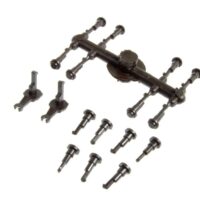 Kurbelbolzen Gegenkurbel Sortiment schwarz - Spur H0