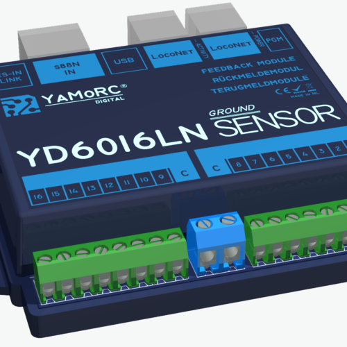 YaMoRC YD6016LN-OPTO - 16-fach Rückmelder OPTO Loconet