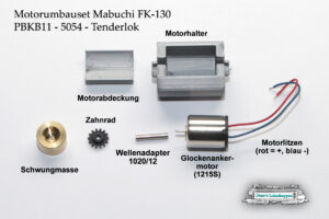 Motorumbauset PBKB11 - KMB Tender Loks - Spur H0 – Bild 3