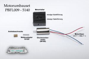 Motorumbauset PBFL009 - Fleischmann -  BR 01, BR 11, BR 38 – Bild 4